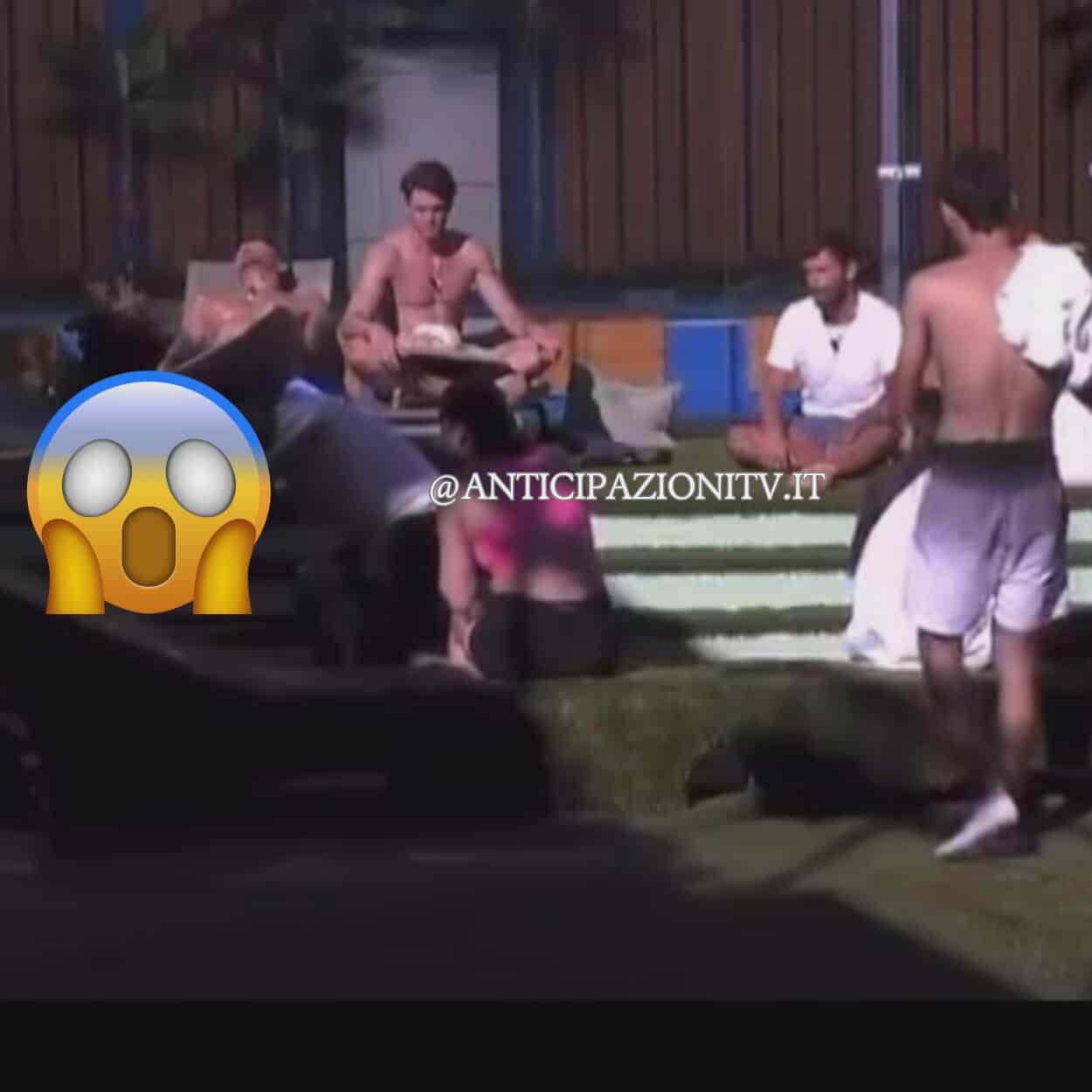 Grande Fratello 2025, incidente in giardino: interviene il medico