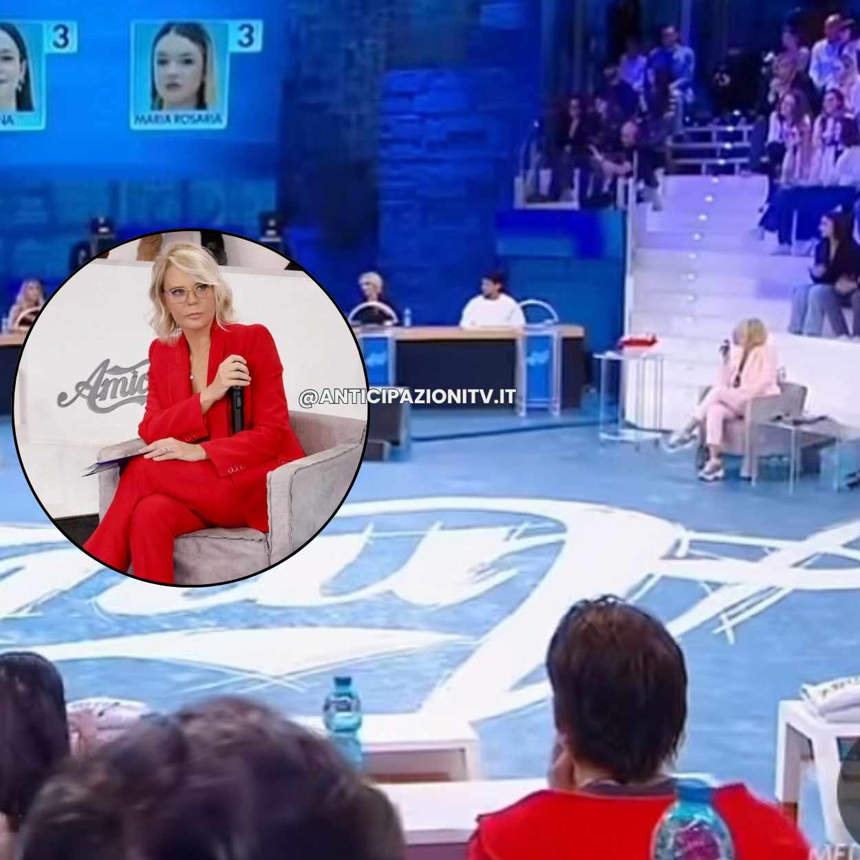 Amici 25, gaffe clamorose di Maria De Filippi: le lacrime e le scuse