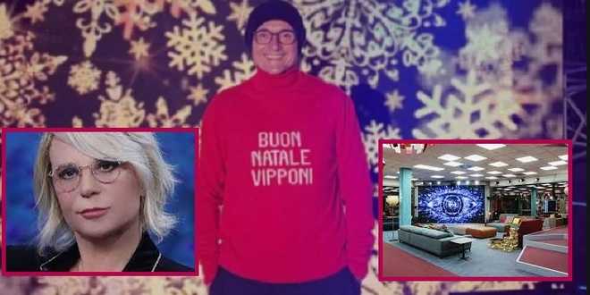 GF Vip 6 in onda anche a Natale: nella Casa entra Maria De Filippi