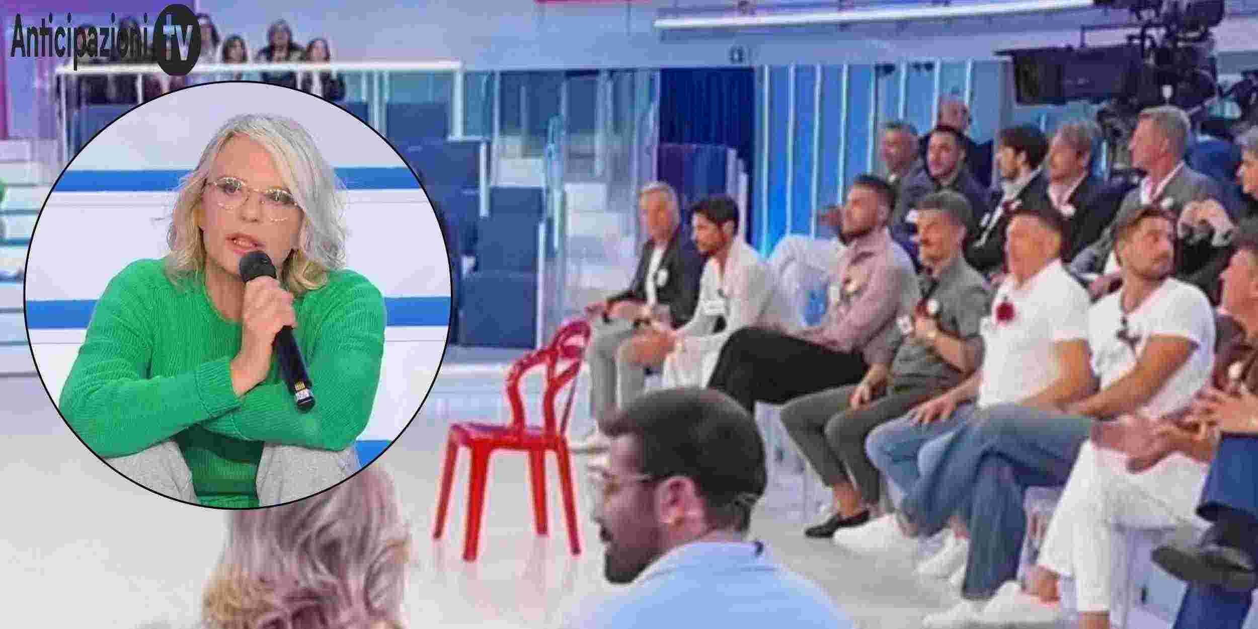 Uomini e Donne 8 aprile 2026, Cinzia chiude con Marco e Mario