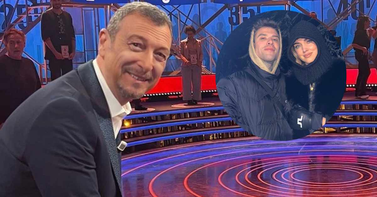 Amadeus svela retroscena inediti su Chiara Ferragni e Fedez
