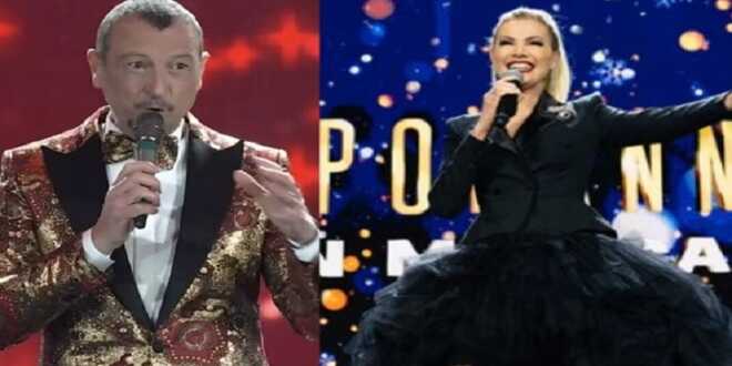 Amadeus stravince la sfida di Capodanno: notte fonda per Federica Panicucci