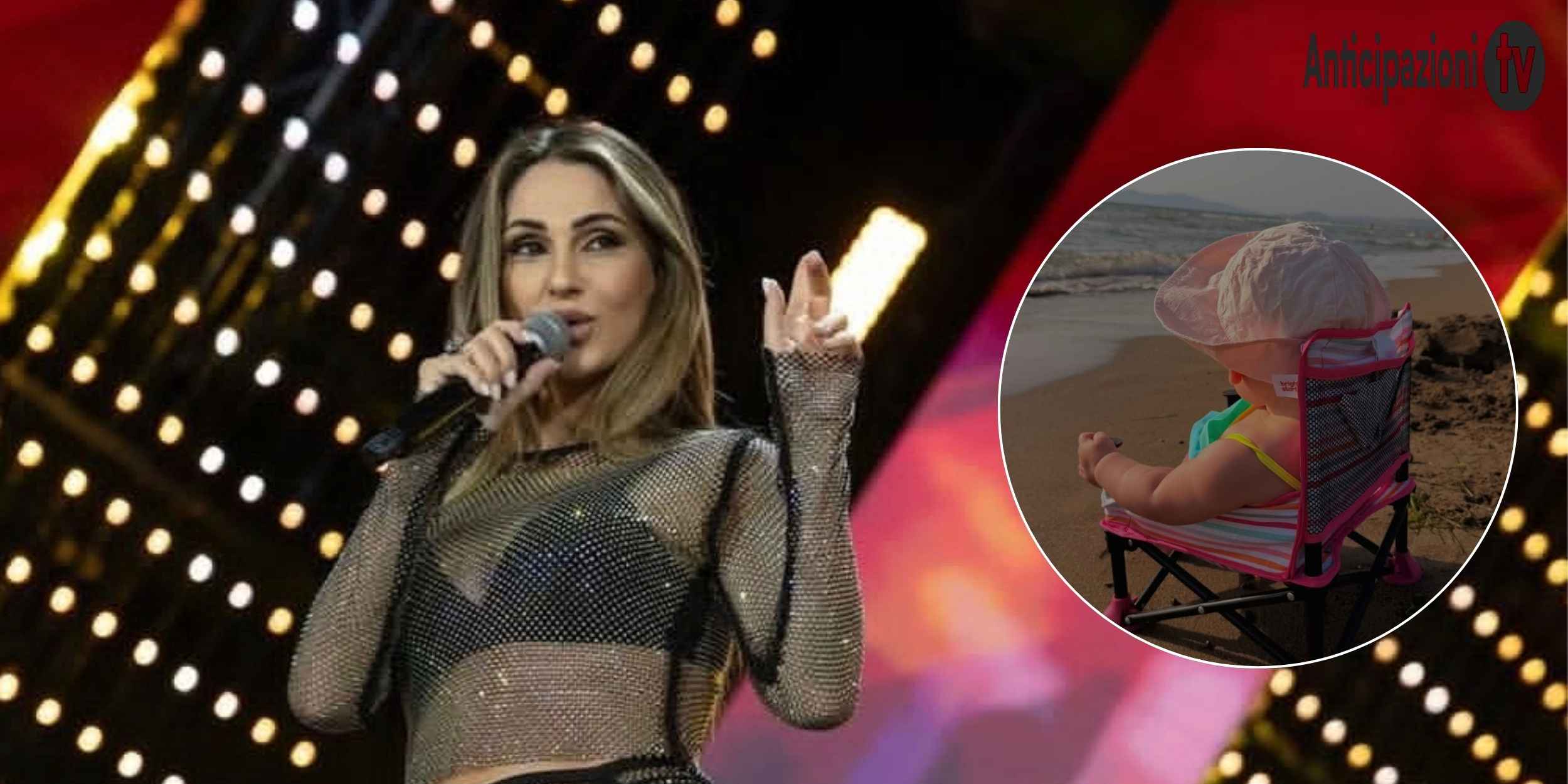Anna Tatangelo mostra per la prima volta sua figlia: forte gesto del suo compagno