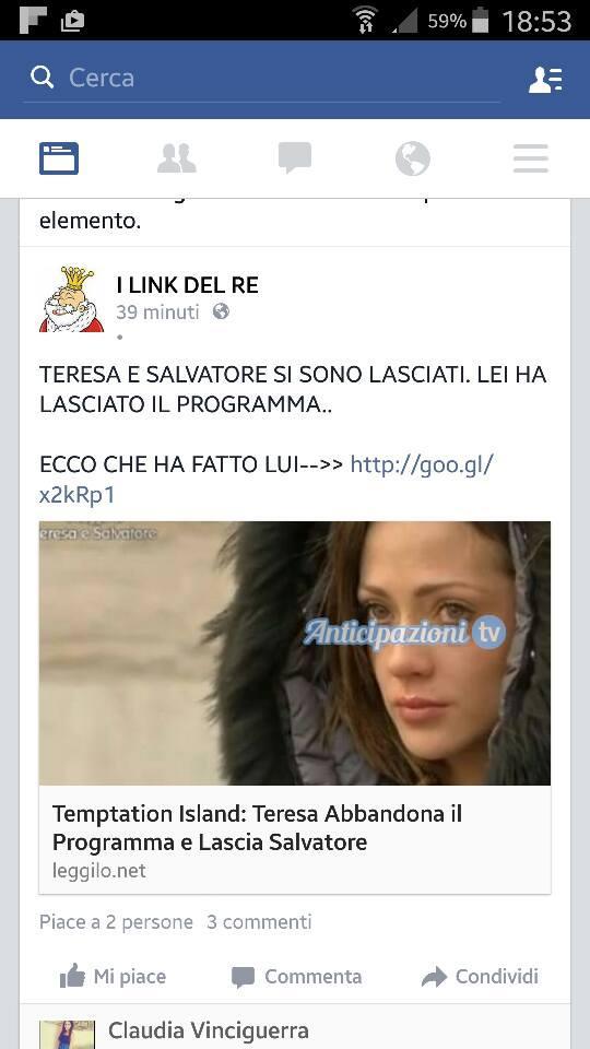 Anticipazioni Temptation Island: Teresa Cilia lascia Salvatore e abbandona il resort?