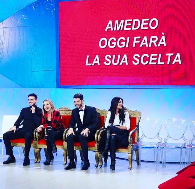 Anticipazioni Uomini e Donne: registrazione 12-12-2015, Amedeo ha scelto Sophia che se ne va ma…
