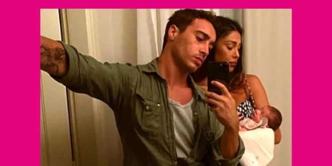 Belen Rodriguez, Antonino Spinalbese commenta una foto: lei fa un gesto inaspettato