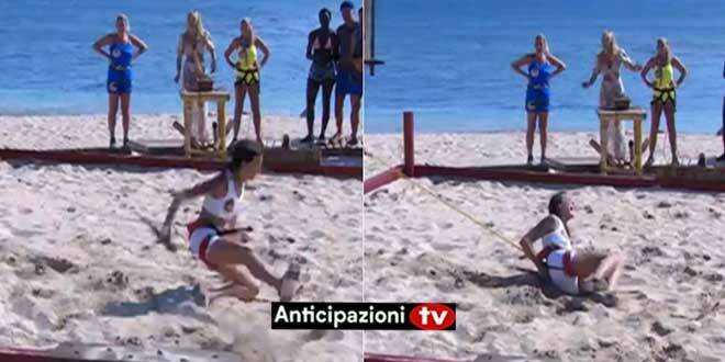 Marina Suma si infortuna in diretta, intervengono i medici: come sta ora