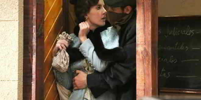 Una vita puntate spagnole, Celia sequestrata e in fuga