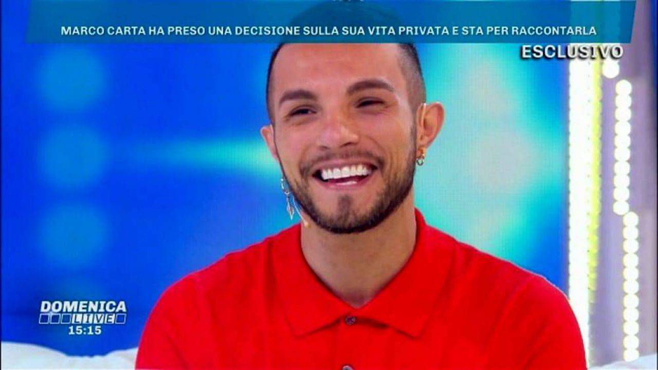 Come sta adesso Marco Carta? Le parole del cantante, difeso da una famosa conduttrice