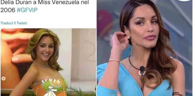 GF Vip, Delia Duran irriconoscibile a Miss Venezuela 2006