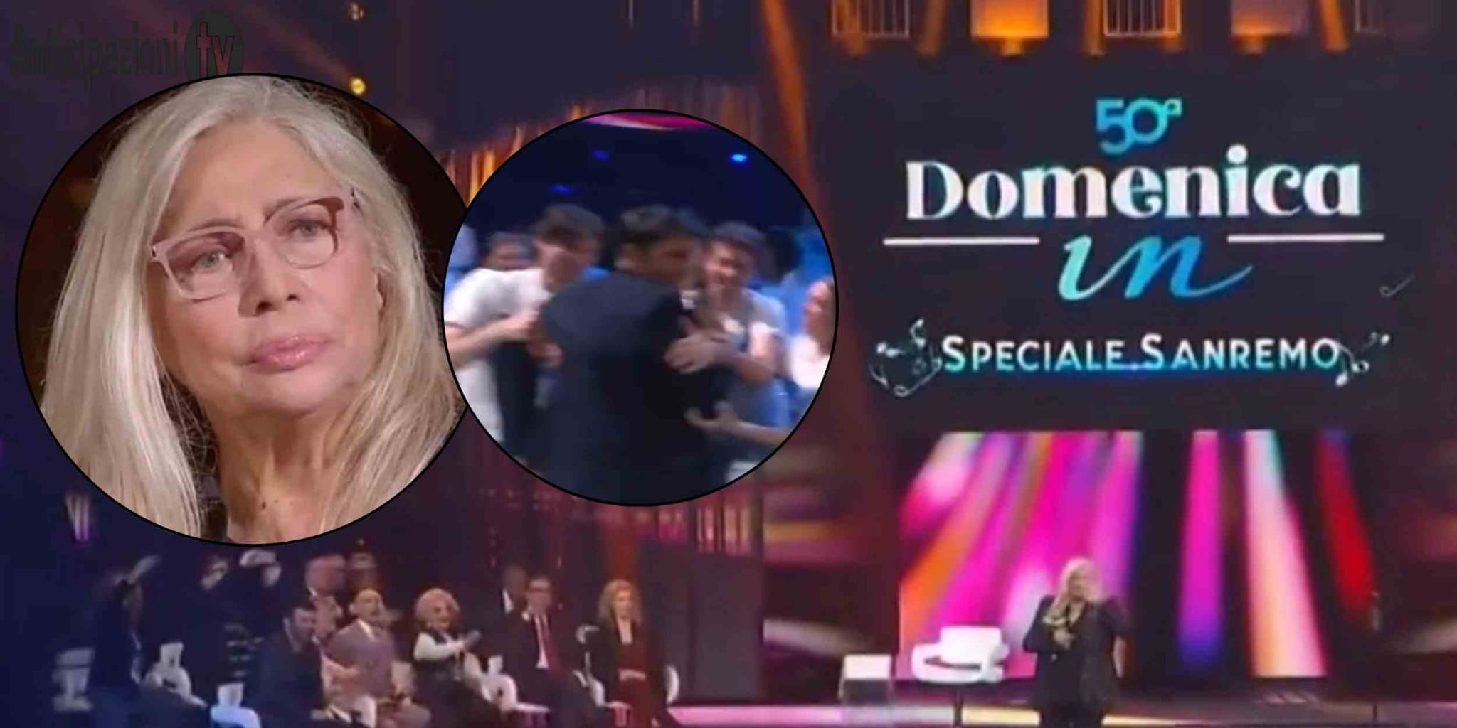 Domenica In speciale Sanremo, Mara Venier in lacrime: incidente per Sal Da Vinci