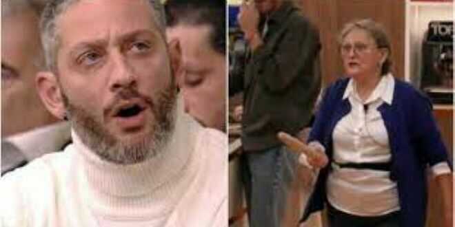 GF Vip 7, Edoardo Tavassi prende un calcio nel sedere da Tata Carla