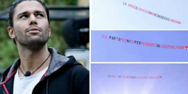 Grande Fratello Vip, esce allo scoperto l’ammiratrice misteriosa di Luca: “Delusa da lui”