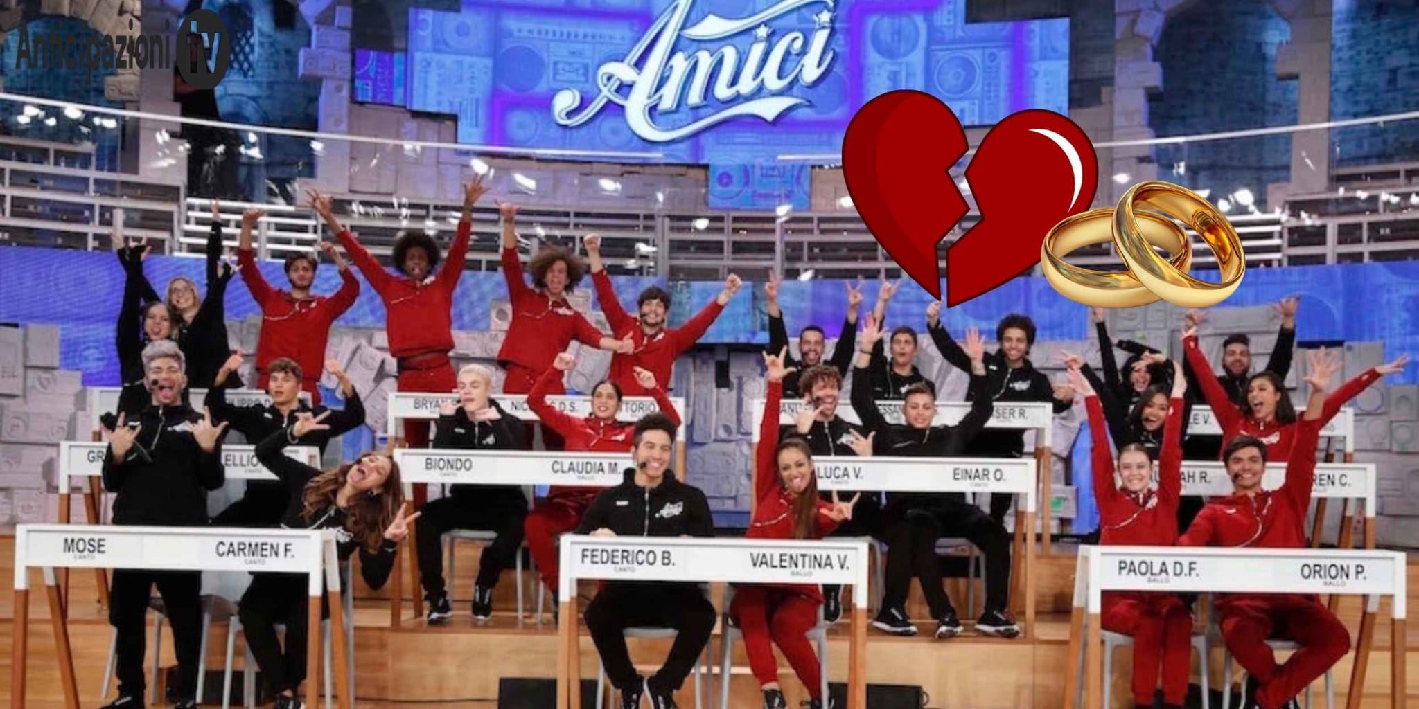 Amici, famosissimo ex allievo lasciato prima delle nozze: la testimonianza