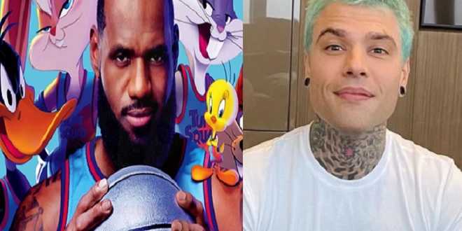 Fedez doppierà  in Space Jam 2: scoppia la bufera sul web!