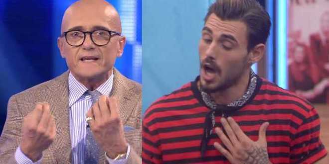 Grande Fratello Vip, furiosa lite tra Signorini e Francesco Monte: volano parole grosse