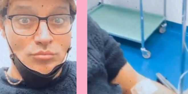 Gabriel Garko riappare sui social con una flebo al braccio: il post che preoccupa