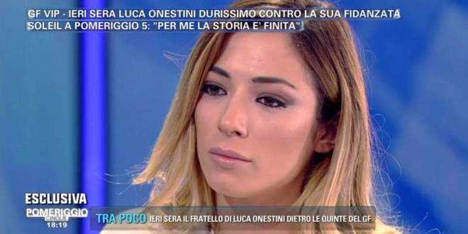 GF Vip, Soleil contro Luca: “Con lui quattro mesi da incubo”