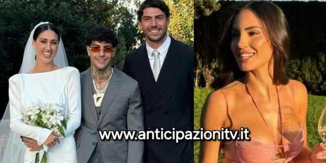 Giulia De Lellis ha litigato con una ragazza per Tony Effe alle nozze di Ignazio e Cecilia? Parla una testimone