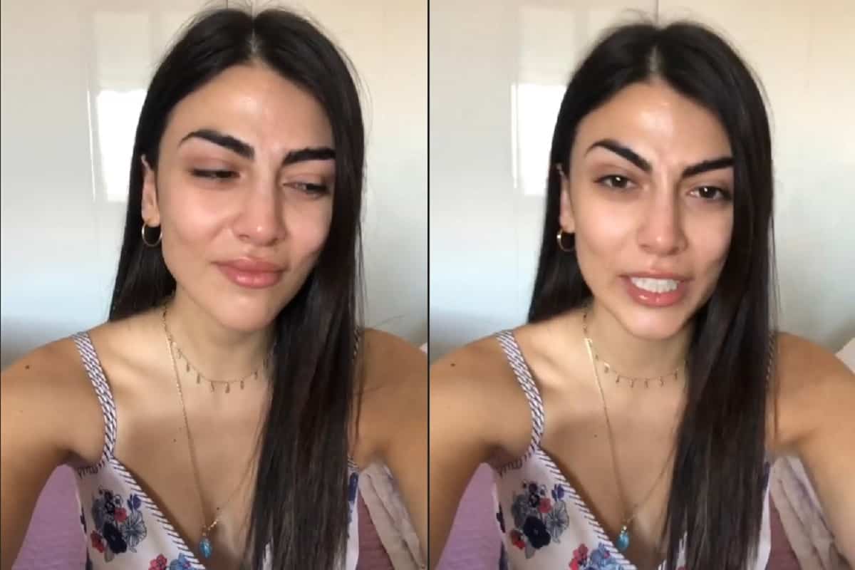 Giulia Salemi si mostra in video dopo la rottura con Monte e il suo aspetto fa paura