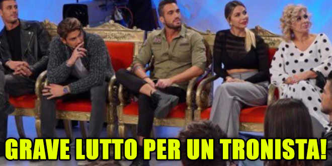 Uomini e Donne news, lutto molto doloroso per un tronista