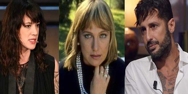 Insulti tra Asia Argento e la madre per il bacio con Fabrizio Corona