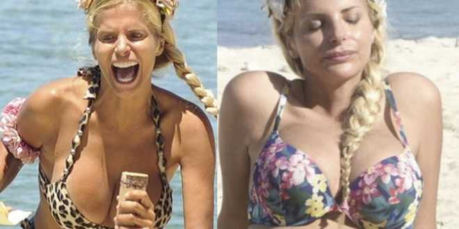 Isola dei Famosi: Francesca Cipriani posa sexy in strada, ma arriva il vigile a fermarla