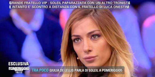 Grande Fratello Vip, la promessa di Soleil a Domenica Live