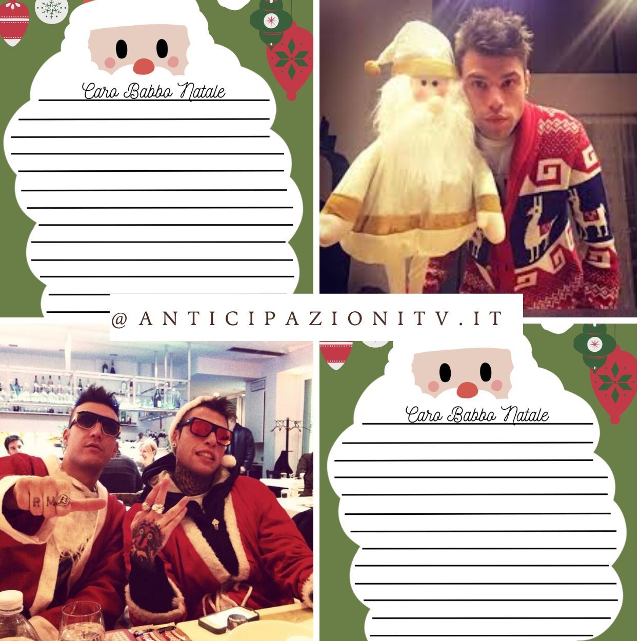 La letterina di Natale di Vittoria: Fedez rivela le richieste più originali