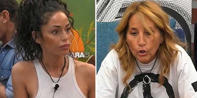 GF Vip, scoppia la lite tra Jo Squillo e Raffaella Fico: “Dimmelo in faccia”
