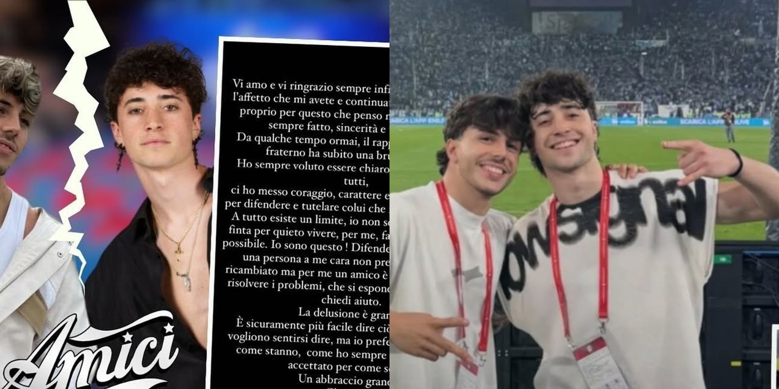 Mattia Zenzola e Christian Stefanelli fanno pace dopo mesi di freddezza