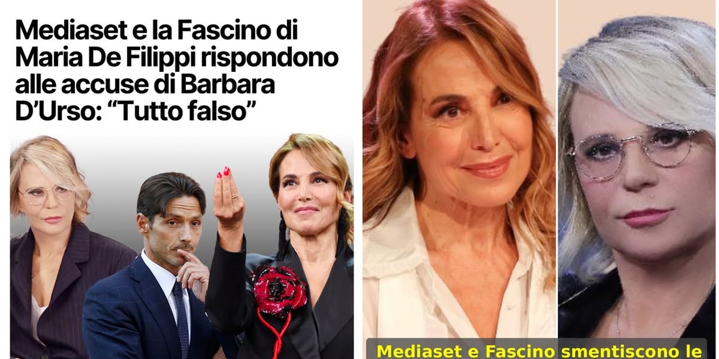Mediaset risponde a Barbara D’Urso: le sue pretese sono infondate