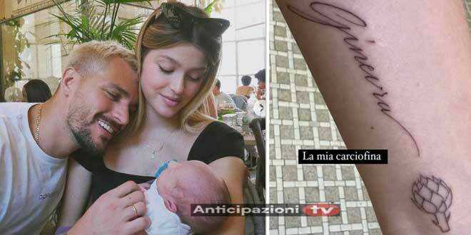 Uomini e Donne, Natalia Paragoni tatua Andrea Zelletta: l’omaggio alla figlia Ginevra