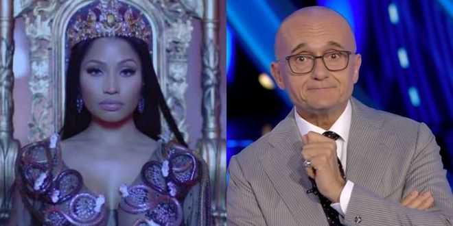 GF Vip, Nicki Minaj mette like a una foto di Alfonso Signorini: ecco perché