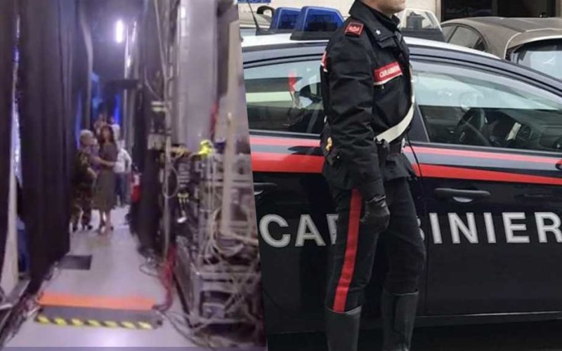 Pamela Prati, le urla dietro le quinte: chiusa in bagno urlava “Chiamate i carabinieri”