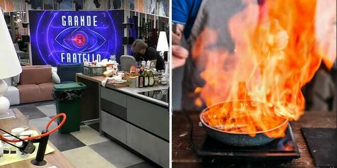 GF 2023, panico e sgomento tra i concorrenti: divampa un incendio in cucina