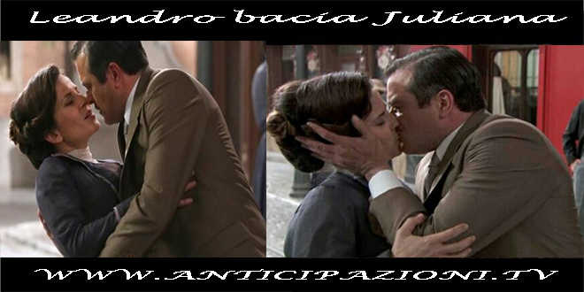 Anticipazioni Una vita, 21 giugno 2017: Leandro si dichiara a Juliana e la bacia in piazza!