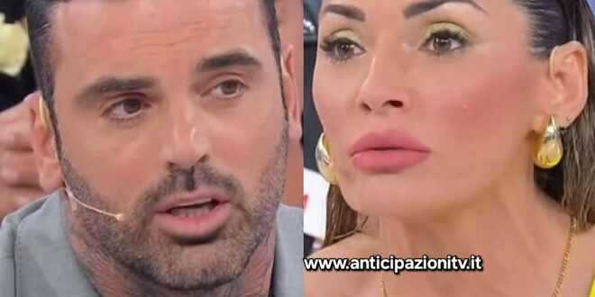 Uomini e Donne registrazione 1 Aprile 2024, Mario Cusitore chiede a Ida Platano di scegliere: caos in studio