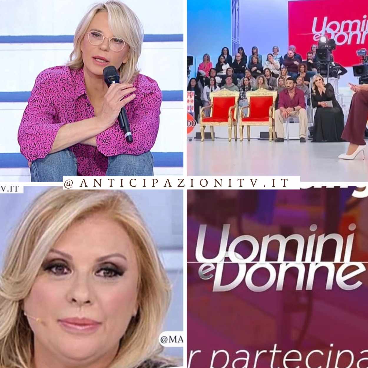 Uomini e Donne registrazione 17-12-2024: dama fuori dal trono over e un cavaliere lascia lo studio