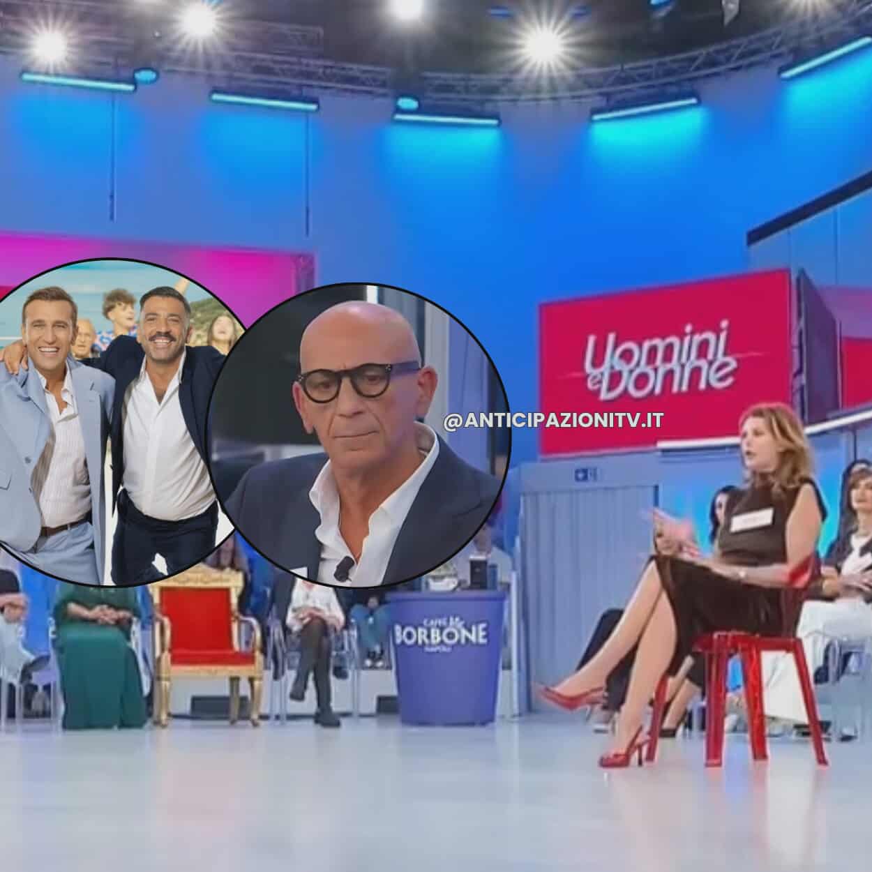 Uomini e Donne anticipazioni, Rocco e Cinzia fuori dal trono over: Pio e Amedeo in studio