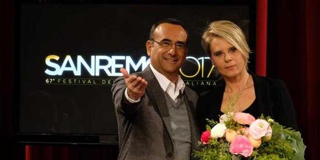 Sanremo 2017: furiosa litigata tra Carlo Conti e Maria De Filippi