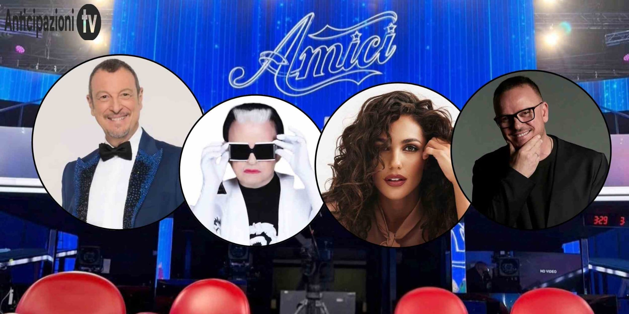 Serale Amici 25: il cachet dei quattro giudici