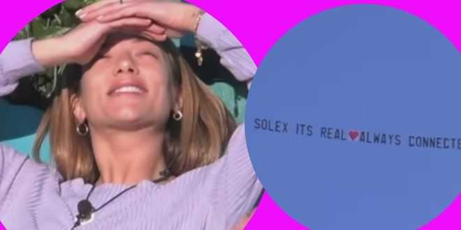 GF Vip, Soleil Sorge sorpresa da un messaggio sull’amore con Alex Belli: “Volo in alto”