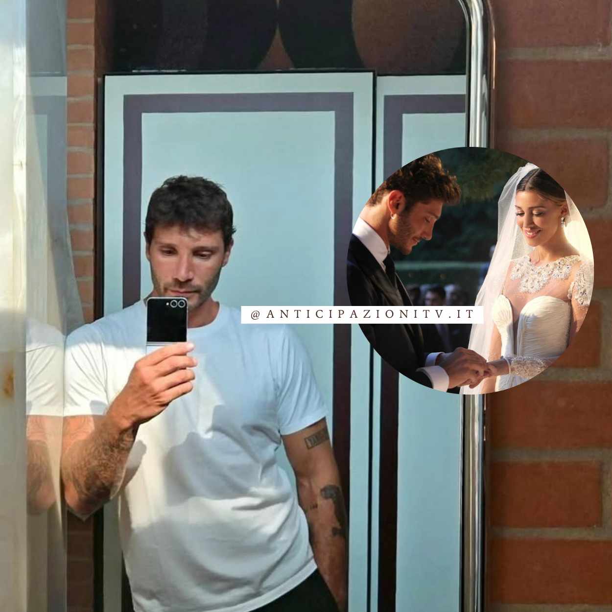 Stefano De Martino ricorda il matrimonio con Belen Rodriguez: la battuta