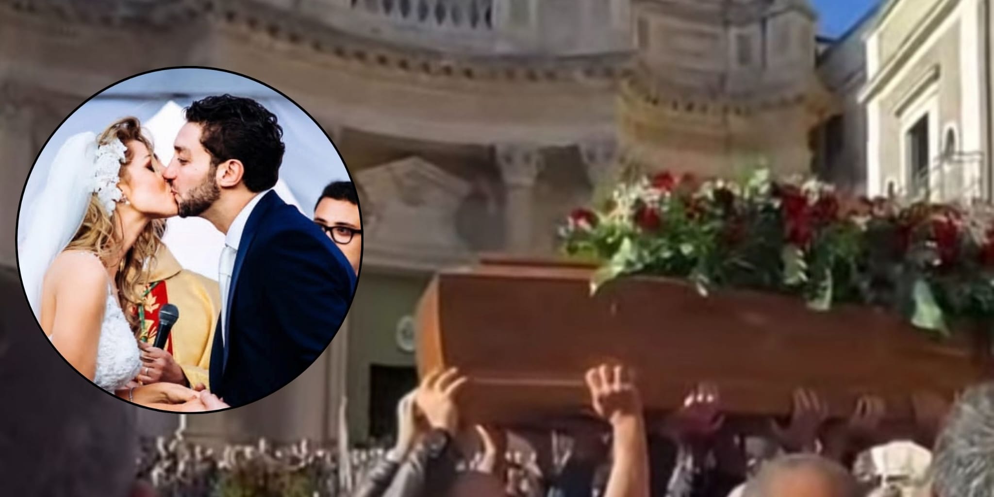 Amici, Susy Fucillo: commozione e dolore al funerale di suo marito Salvatore Raciti Amici, Susy Fucillo: commozione e dolore al funerale di suo marito Salvatore Raciti