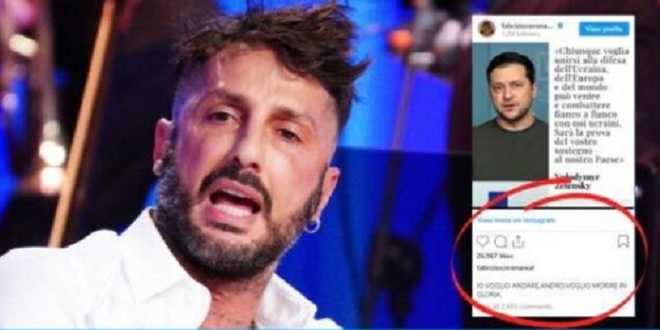 Guerra Russia-Ucraina, Fabrizio Corona shock: “Voglio arruolarmi e morire con gloria”