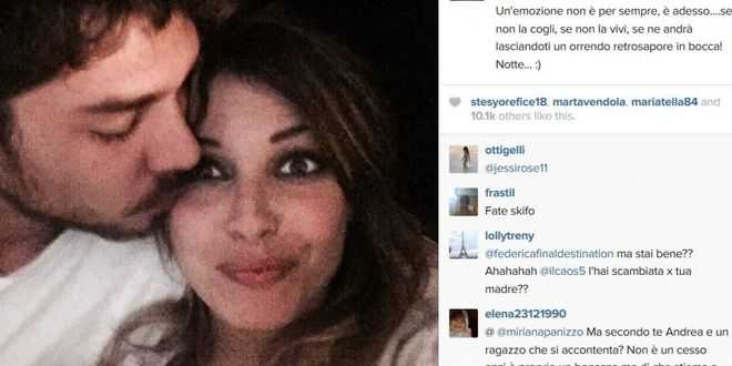 Uomini e Donne gossip: Andrea Cerioli insulta la ex Valentina Rapisarda in diretta su IG