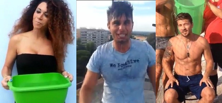Uomini e donne news: ice bucket challenge per Lele, Luce e Luca