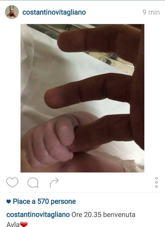 Uomini e donne tronisti: Costantino Vitagliano è papà!
