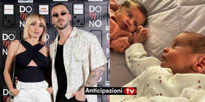 Festa in famiglia: Veronica Peparini e Andreas Muller celebrano il primo mese delle gemelle